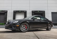 Audi S4 B9 Black with D05 Gunmetal VR Forged Wheels