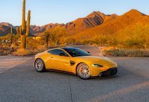 Aston Martin Vantage with VR Forged 2-Piece Brushed Wheels