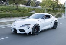 Toyota Supra A91 on 19 inch D03-R Forged Wheels in Matte Black